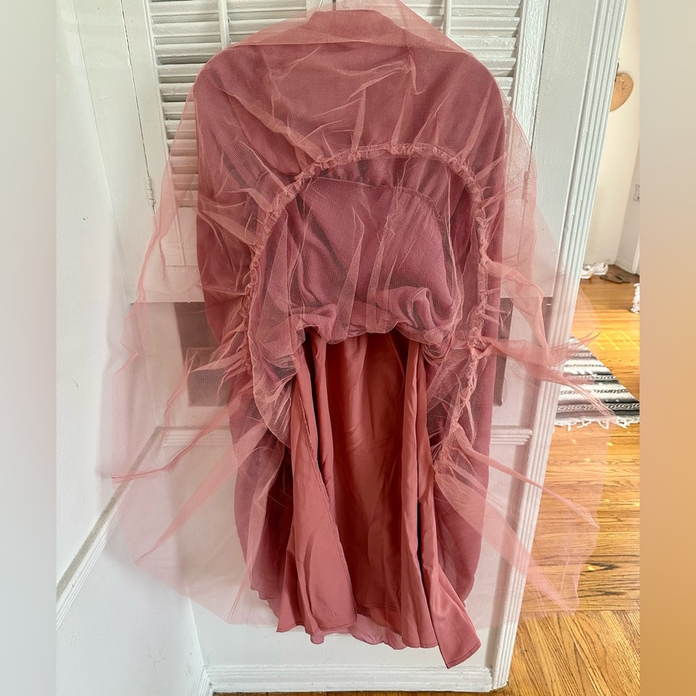 NWT JOYFOLIE Kids Pink Ruffled Dress - Size 12 - Picture 7 of 9